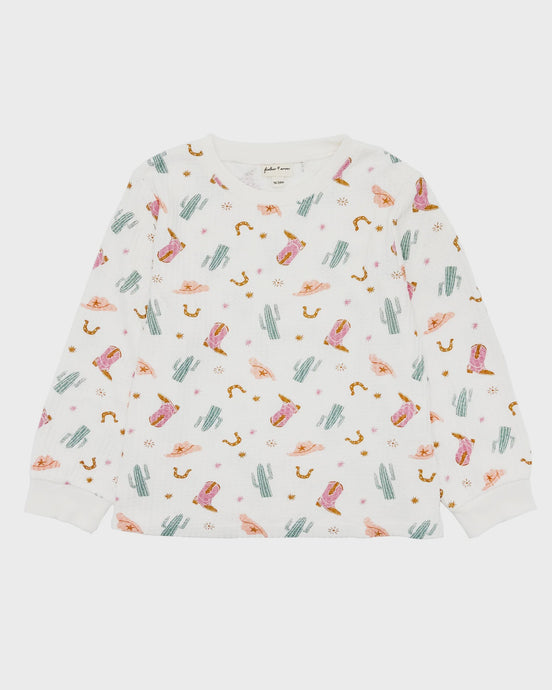 Feather 4 Arrow - Anna Thermal Top - Ivory