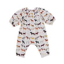 Load image into Gallery viewer, Pink Chicken - Baby Girls Darcy Jumper - Horse Breeds