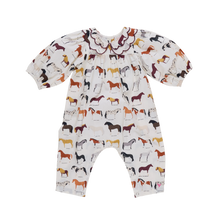 Load image into Gallery viewer, Pink Chicken - Baby Girls Darcy Jumper - Horse Breeds