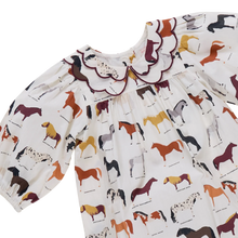 Load image into Gallery viewer, Pink Chicken - Baby Girls Darcy Jumper - Horse Breeds
