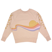 Load image into Gallery viewer, Tiny Whales - Golden Era Boxy Sweatshirt - Faded Pink