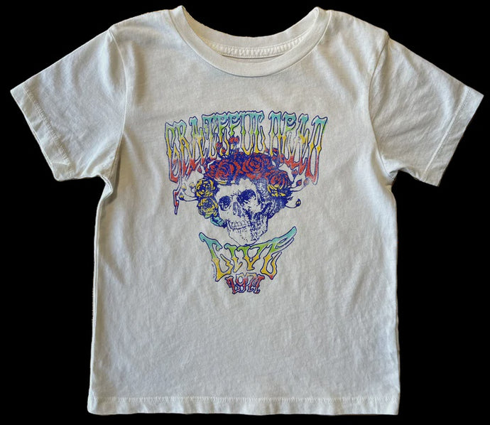Rowdy Sprout - Grateful Dead Organic SS Tee - Vintage White