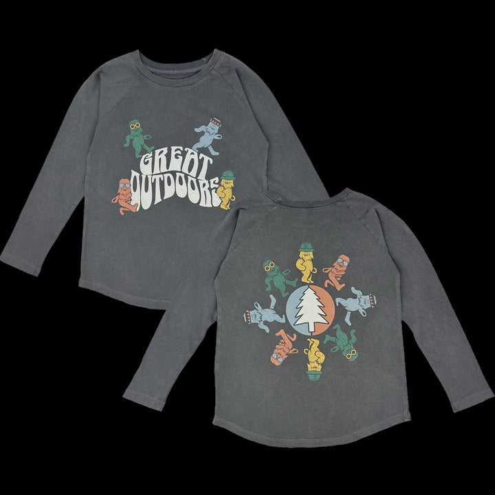 Tiny Whales - Great Outdoors Raglan