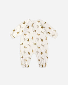 Rylee + Cru - Henley Jumpsuit - Tigers