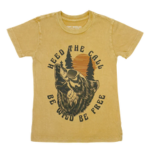 Load image into Gallery viewer, Tiny Whales - Heed The Call T-Shirt - Vintage Gold