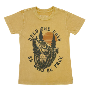 Tiny Whales - Heed The Call T-Shirt - Vintage Gold