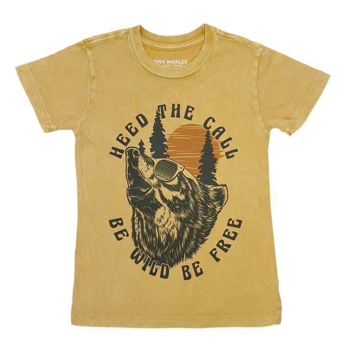 Tiny Whales - Heed The Call T-Shirt - Vintage Gold