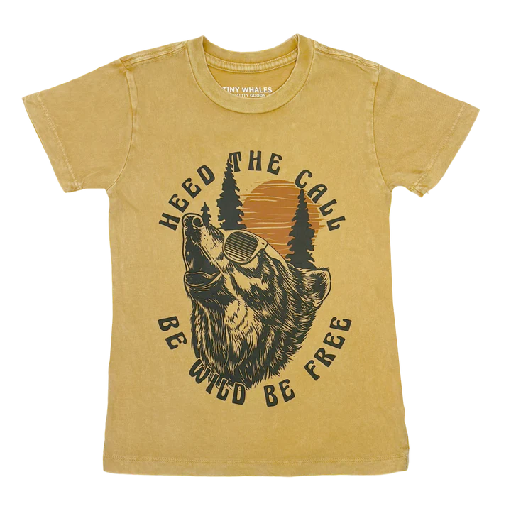 Tiny Whales - Heed The Call T-Shirt - Vintage Gold