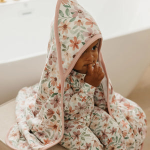 Copper Pearl - Natalie Premium Baby Knit Hooded Towel