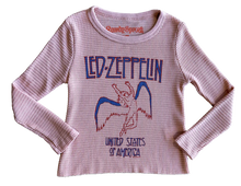 Load image into Gallery viewer, Rowdy Sprout - Led Zeppelin USA Girls LS Thermal Tee