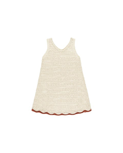 Rylee + Cru - Crochet Tank Mini Dress - Natural