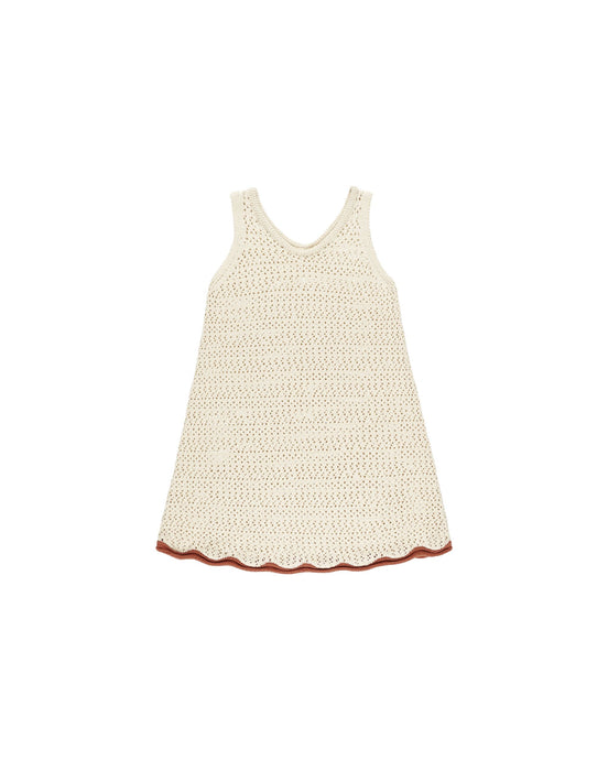 Rylee + Cru - Crochet Tank Mini Dress - Natural