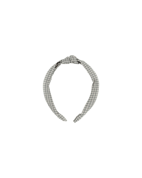 Rylee + Cru - Knotted Headband - Forest Gingham