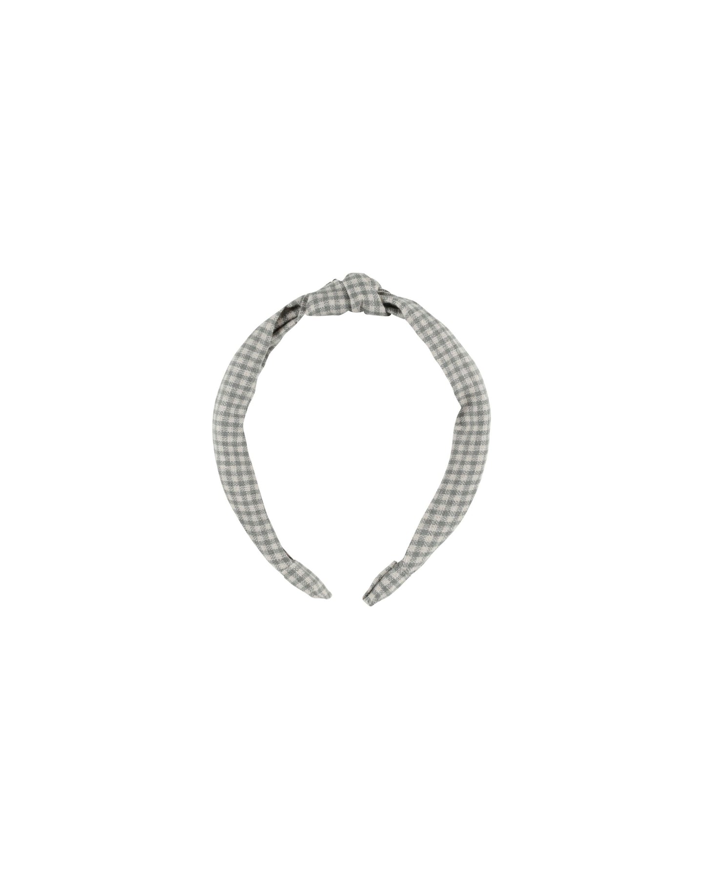 Rylee + Cru - Knotted Headband - Forest Gingham