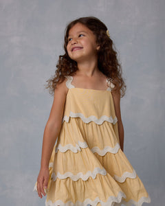 Rylee + Cru - Ric Rac Dress - Yellow