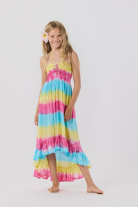 Tiare Hawaii - Girls Aila Dress - Rainbow Luna