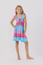 Load image into Gallery viewer, Tiare Hawaii - Girls Izzy Dress - Teal Luna