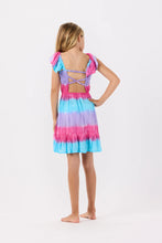 Load image into Gallery viewer, Tiare Hawaii - Girls Izzy Dress - Teal Luna