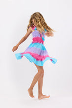 Load image into Gallery viewer, Tiare Hawaii - Girls Izzy Dress - Teal Luna