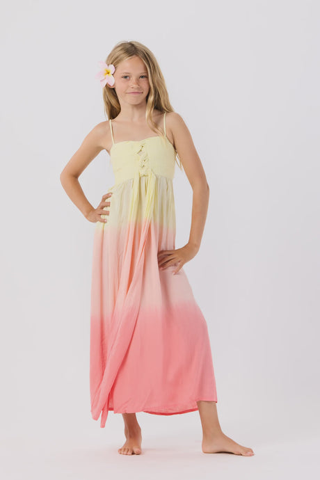 Tiare Hawaii - Girls Jasmine Dress - Lemonade