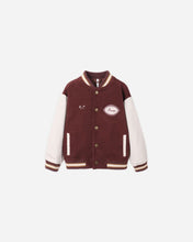 Load image into Gallery viewer, Rylee + Cru - Varsity Jacket - Burgundy