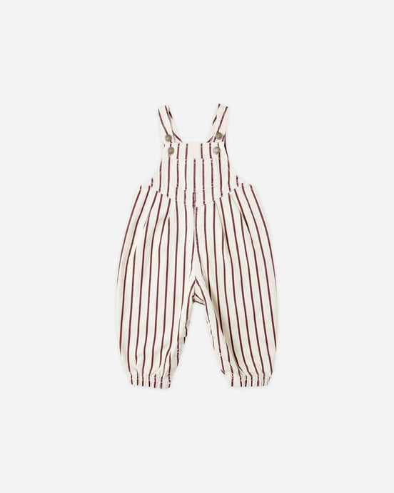 Rylee + Cru - Vintage Overall - Burgundy Stripe