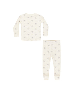 Rylee + Cru - Organic Long Sleeve Pajama Set - Hanukkah