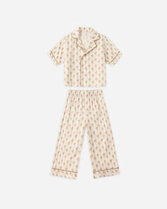 Rylee + Cru - Woven Pajama Set - Golden Bloom