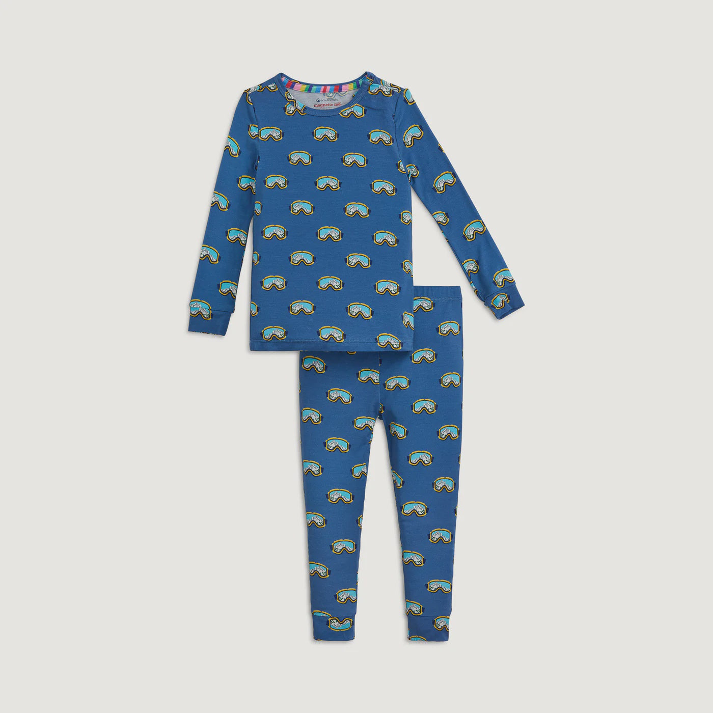 Magnetic Me - Modal L/S Pajama Set - Blue Powder Playtime