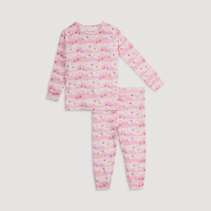 Magnetic Me - Modal L/S Pajama Set - Pink Apres Chic