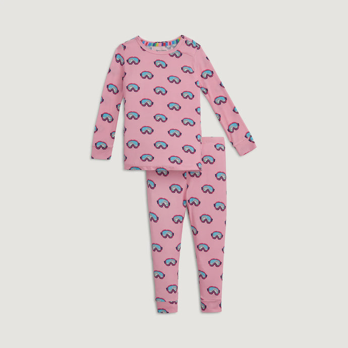 Magnetic Me - Modal L/S Pajama Set - Pink Powder Playtime
