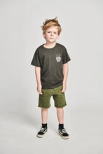 Load image into Gallery viewer, Munstrkids - RideAllDay Short - Washed Lt Olive