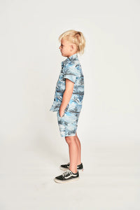 Munstrkids - Riders Shirt - Mid Blue