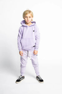 Mnstrkids - Checkmate Hoody - Mineral Lilac