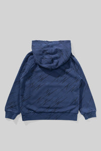 Mnstrkids - Zapper Hoody - Dk Denim