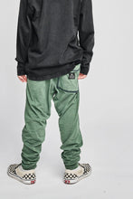 Load image into Gallery viewer, Mnstrkids - Stitched Up Pant - Washed Mid Green