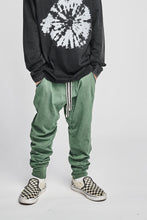 Load image into Gallery viewer, Mnstrkids - Stitched Up Pant - Washed Mid Green