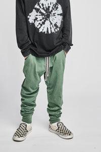 Mnstrkids - Stitched Up Pant - Washed Mid Green