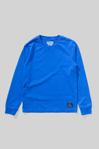Basikls LS Tee - Washed Royal Blue