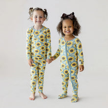 Load image into Gallery viewer, Kickee Pants - Print Long Sleeve Pajama Set -Stormy Sea Sunflower