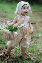 Load image into Gallery viewer, Wild Wawa - Bunny Pocket Romper - Chamomile Gingham