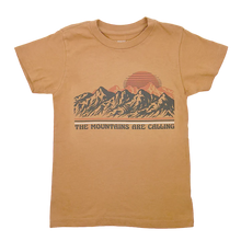 Load image into Gallery viewer, Tiny Whales - Mountains Are Calling T-Shirt - Rust