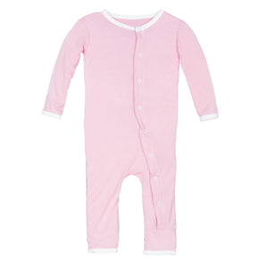 Kickee Pants - Applique Coverall with 2 Way Zipper - Lotus I Love Dad