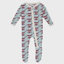 Load image into Gallery viewer, Kickee Pants - Print Footie With 2 Way Zipper - Mom Tattoo