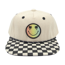 Load image into Gallery viewer, Tiny Whales - No Problemo Unconstructed Snap Back - Natural/ Check