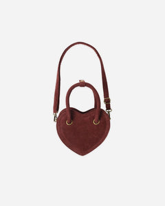 Rylee + Cru - Heart Purse - Burgundy