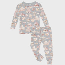 Load image into Gallery viewer, Kickee Pants - Print Long Sleeve Pajama Set - Dove Princess Dreams