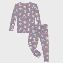 Load image into Gallery viewer, Kickee Pants - Print Long Sleeve Pajama Set - Lavender Caticorn