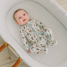 Load image into Gallery viewer, Kickee Pants - Print Footie with 2 Way Zipper - Natural Forest Moose