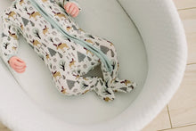 Load image into Gallery viewer, Kickee Pants - Print Footie with 2 Way Zipper - Natural Forest Moose
